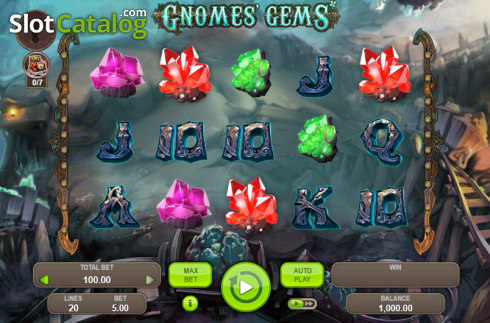 Οθόνη2. Gnomes' Gems Κουλοχέρης