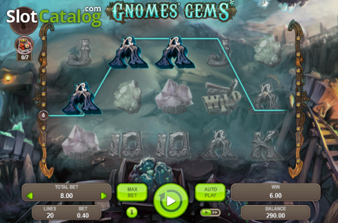 Οθόνη3. Gnomes' Gems Κουλοχέρης