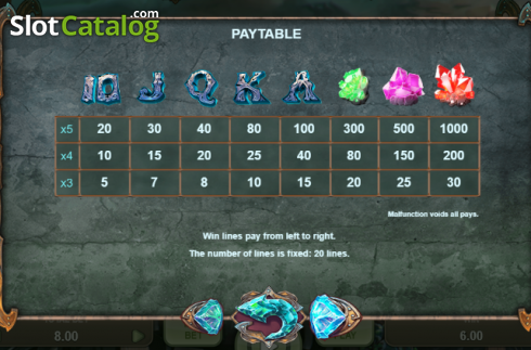 Οθόνη5. Gnomes' Gems Κουλοχέρης