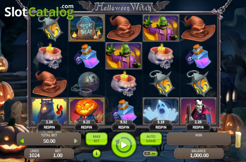 Οθόνη2. Halloween Witch Κουλοχέρης
