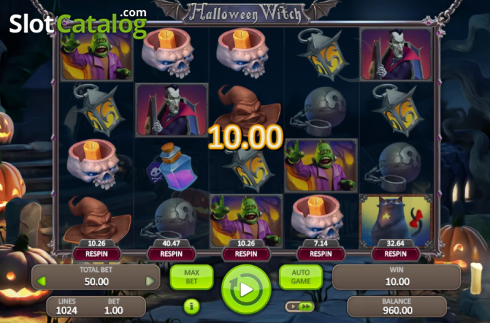 Οθόνη3. Halloween Witch Κουλοχέρης