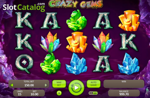 Οθόνη2. Crazy Gems (Booongo) Κουλοχέρης