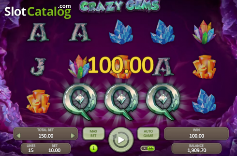 Οθόνη4. Crazy Gems (Booongo) Κουλοχέρης