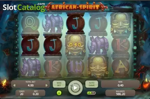Οθόνη4. African Spirit (Booongo) Κουλοχέρης 