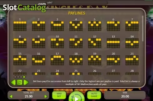 Οθόνη8. Singles Day (Booongo) Κουλοχέρης