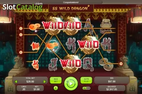 Οθόνη3. 88 Wild Dragon Κουλοχέρης