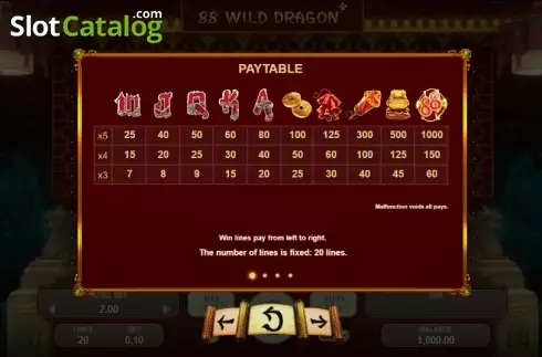 Οθόνη5. 88 Wild Dragon Κουλοχέρης