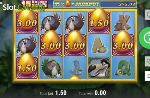 Οθόνη7. 15 Golden Eggs Κουλοχέρης