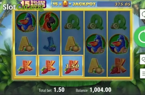 Οθόνη5. 15 Golden Eggs Κουλοχέρης