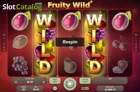 Οθόνη5. Fruity Wild Κουλοχέρης