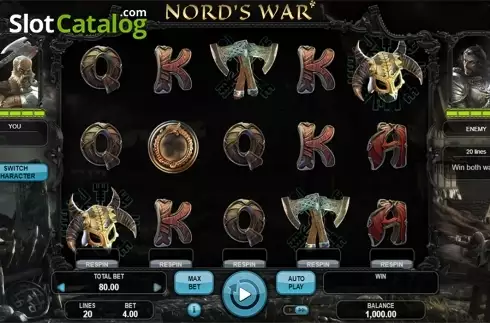 Οθόνη2. Nord's War Κουλοχέρης