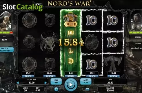 Οθόνη8. Nord's War Κουλοχέρης