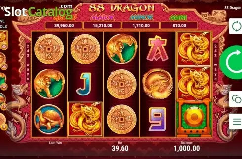 Οθόνη7. 88 Dragon (Booongo) Κουλοχέρης