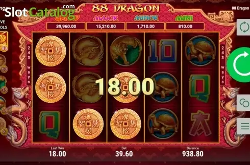 Οθόνη8. 88 Dragon (Booongo) Κουλοχέρης