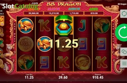 Οθόνη9. 88 Dragon (Booongo) Κουλοχέρης