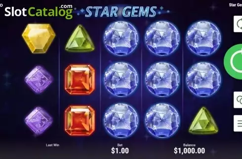 Οθόνη2. Star Gems (Booongo) Κουλοχέρης