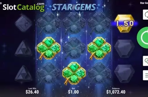Οθόνη4. Star Gems (Booongo) Κουλοχέρης