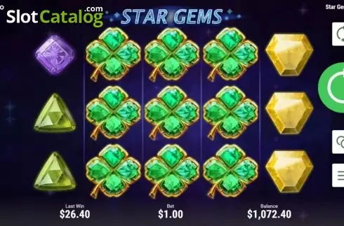 Οθόνη3. Star Gems (Booongo) Κουλοχέρης
