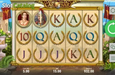 Οθόνη5. Age of Caesar (Booongo) Κουλοχέρης 