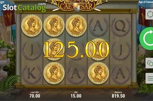 Οθόνη8. Age of Caesar (Booongo) Κουλοχέρης 