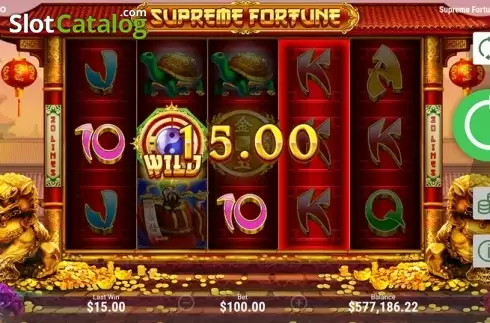 Οθόνη4. Supreme Fortune Κουλοχέρης 