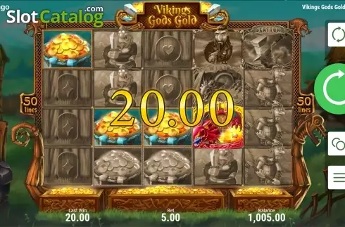 Οθόνη3. Viking's Gods Gold Κουλοχέρης 