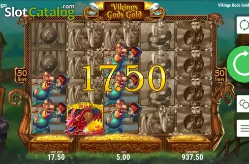 Οθόνη4. Viking's Gods Gold Κουλοχέρης 