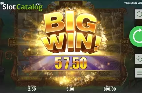 Οθόνη5. Viking's Gods Gold Κουλοχέρης 