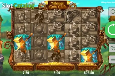 Οθόνη7. Viking's Gods Gold Κουλοχέρης 