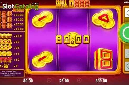Οθόνη4. Wild 888 Κουλοχέρης