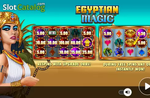 Οθόνη2. Egyptian Magic (Atomic Slot Lab) Κουλοχέρης