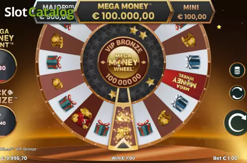 Οθόνη3. Mega Money Wheel VIP Bronze Κουλοχέρης