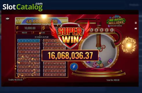 Οθόνη3. Big Bucks Million Κουλοχέρης
