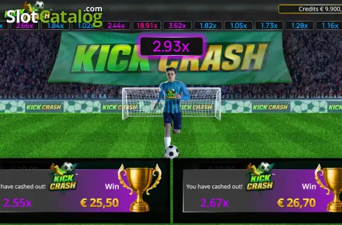 Οθόνη3. Kick Crash Κουλοχέρης 