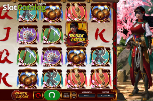 Οθόνη3. Black Lotus (Bulletproof Games) Κουλοχέρης