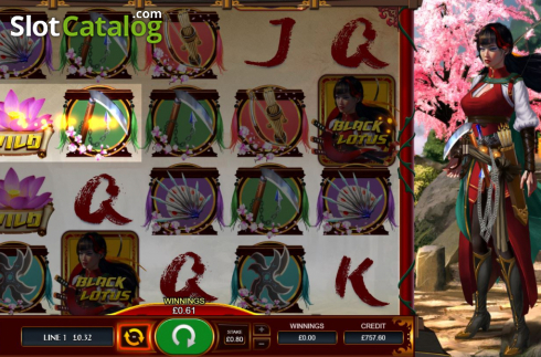 Οθόνη5. Black Lotus (Bulletproof Games) Κουλοχέρης