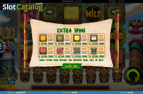 Οθόνη3. Tiki Runner Κουλοχέρης