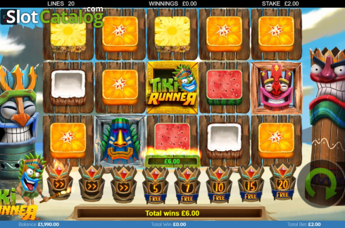 Οθόνη5. Tiki Runner Κουλοχέρης