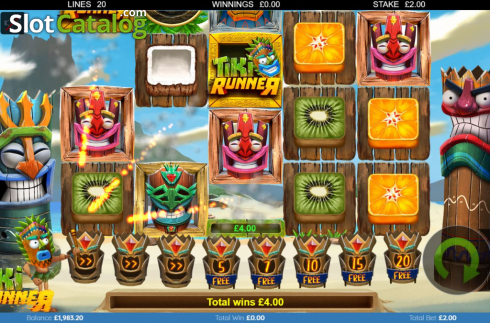 Οθόνη7. Tiki Runner Κουλοχέρης