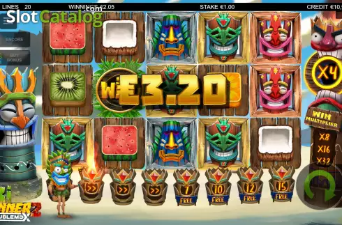 Οθόνη5. Tiki Runner 2 - Doublemax Κουλοχέρης