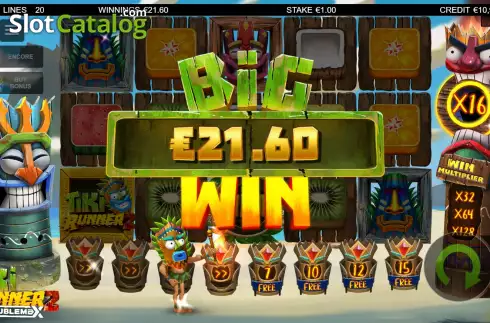 Οθόνη6. Tiki Runner 2 - Doublemax Κουλοχέρης