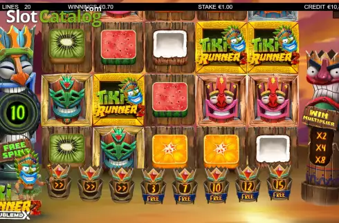 Οθόνη8. Tiki Runner 2 - Doublemax Κουλοχέρης