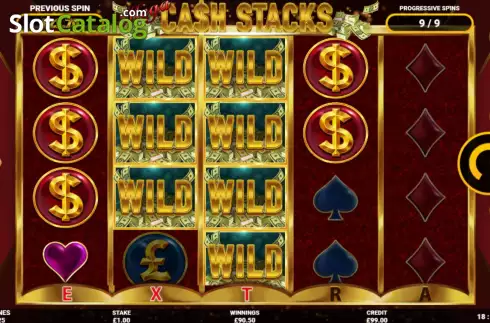 Οθόνη5. Mega Cash Stack (Bulletproof Games) Κουλοχέρης 