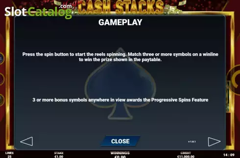 Οθόνη9. Mega Cash Stack (Bulletproof Games) Κουλοχέρης