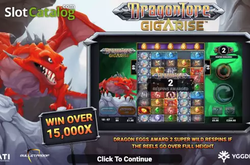 Οθόνη2. Dragon Lore GigaRise Κουλοχέρης