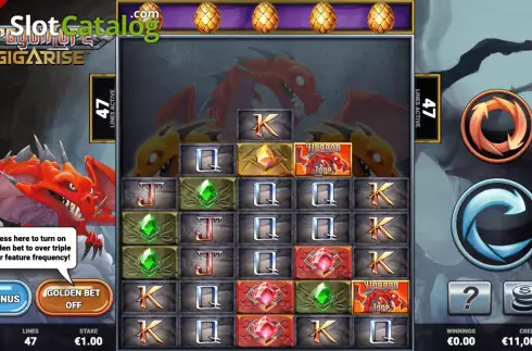 Οθόνη3. Dragon Lore GigaRise Κουλοχέρης