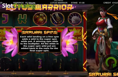 Οθόνη9. Lotus Warrior Κουλοχέρης