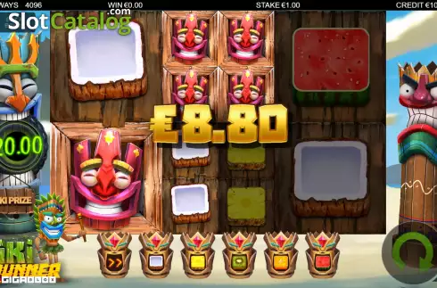 Οθόνη4. Tiki Runner GigaBlox Κουλοχέρης