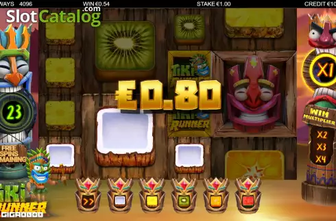 Οθόνη8. Tiki Runner GigaBlox Κουλοχέρης