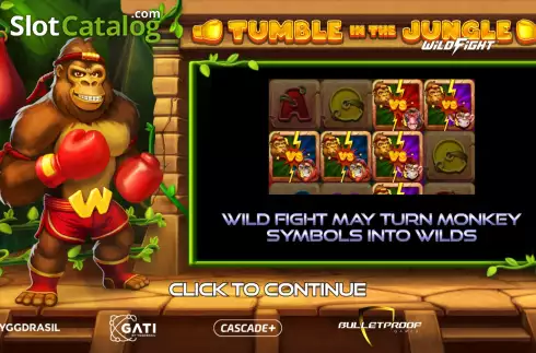 Οθόνη2. Tumble in the Jungle Wild Fight Κουλοχέρης